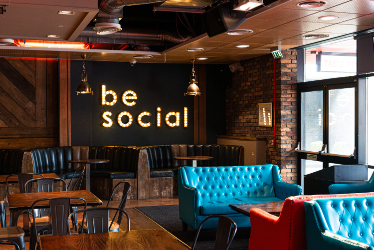 Be Social bar interior