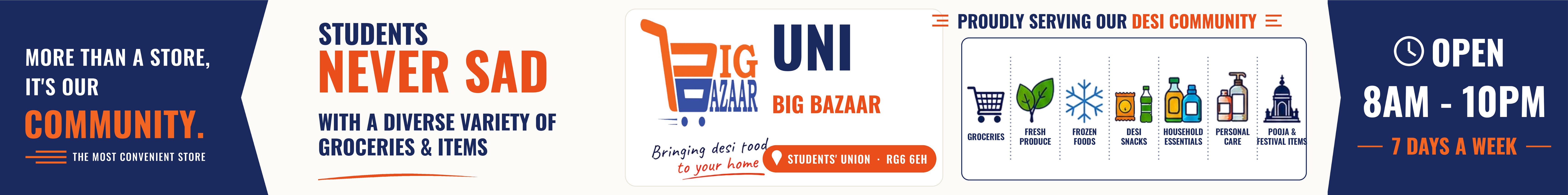 Promotional Banner for Uni Big Bazar
