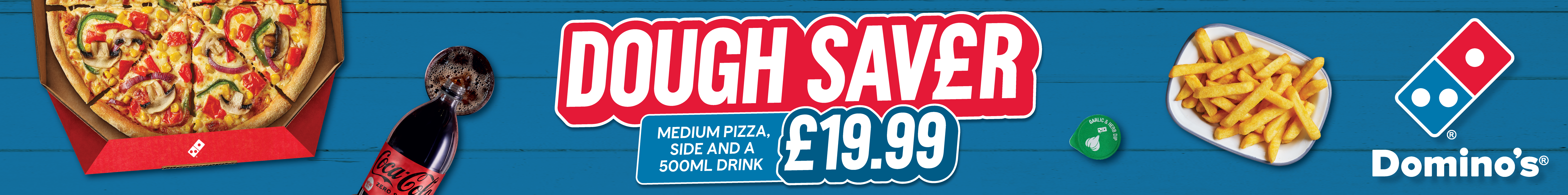 Advertisement Banner of Dominos Pizza
